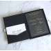 Hardcover Box Foiling Printing Transparent Acrylic Invitation Card Customized